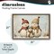 Stupell Industries Snowman Family Of Three Floating Frame, design by Petal Prints Design